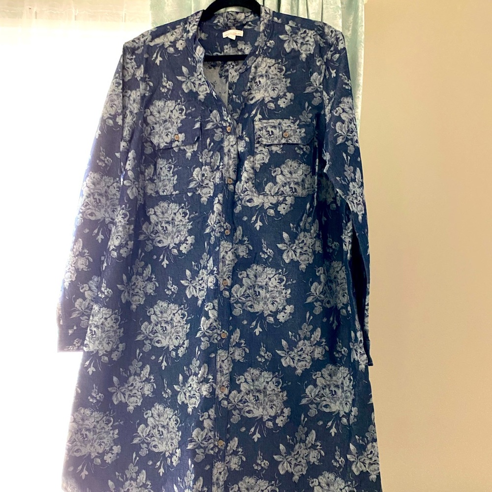 Gap Maternity Denim Dress size XL